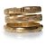 Maison Martin Margiela Maison Margiela, anello dorato D'oro Metallico