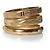 Maison Martin Margiela Maison Margiela, anello dorato D'oro Metallico - vista 2