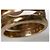 Maison Martin Margiela Maison Margiela, anello dorato D'oro Metallico - vista 5