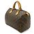 Borsa Louis Vuitton Monogram Speedy 30 Marrone - vista 2