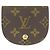 Portamonete Monogram Louis Vuitton Marrone