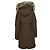 Canada Goose, parka de nailon verde con capucha de piel - vista 3
