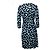 Diane Von Furstenberg, vestido envelope em azul e verde - vista 3