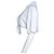 Jacquemus, la blusa cropped de algodón splash en blanco - vista 4