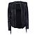 Balmain Leder-Bikerjacke mit Fransen Schwarz - Ansicht 2