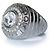 Silberner Ring 1984 mit Stein von Dolce & Gabbana Metallisch - Ansicht 2