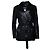 Schwarze gesteppte Lederjacke von Chanel 2006