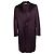Dries van Noten, Cappotto lucido in bordeaux Rosso Bordò