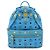 MCM Zaino Dual Stark PVC/Leather Blu