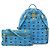 MCM Zaino Dual Stark PVC/Leather Blu - vista 9