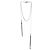 Collana a doppio pon-pon 925 Ann Demeulemeester Argento Metallico
