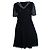 Carven, Mini-Kleid mit Spitzenmuster Schwarz