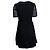 Carven, Mini-Kleid mit Spitzenmuster Schwarz - Ansicht 2