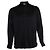 Camicia in seta nera a righe Saint Laurent Nero