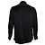 Camicia in seta nera a righe Saint Laurent Nero - vista 3