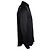 Camicia in seta nera a righe Saint Laurent Nero - vista 4