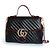 Borsa a mano Gucci Marmont nera Nero