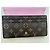 Louis Vuitton Monogram Transatlantic Sarah Wallet Limited Edition Brown Pink White Blue - view 5