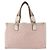 Gucci Web Handle Buckle Tote aus GG Canvas und Leder Medium Pink