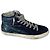Golden Goose Slide Sneakers Alte Blu Navy e Viola