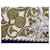 Sciarpa Hermès Arabesques Seta Blu Navy Multicolore  - vista 3