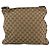 Gucci Double Pocket Web Messenger GG Canvas and leather Medium Marrone - vista 2