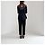 Giacca camicia ricamata Dries Van Noten blu notte in cotone pezzo statement Blu navy - vista 9