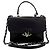 Chanel Vintage Box Flap gestepptes Leder medium Schwarz