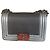 Chanel Boy Medium Borsa in Agnello Metallizzato Argento