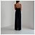 Autre Marque Jumpsuit Goen J a righe con pizzo, gamba larga, nera, senza maniche, pezzo statement. Blu navy - vista 10
