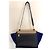 Bolso Céline Trapeze Tricolor Grande Cuero Negro Azul Taupe Gris pardo - vista 18