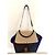Bolso Céline Trapeze Tricolor Grande Cuero Negro Azul Taupe Gris pardo - vista 20