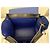 Bolso Céline Trapeze Tricolor Grande Cuero Negro Azul Taupe Gris pardo - vista 5