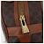Céline Borsa a mano in tela Macadam CELINE in pelle PVC marrone oro Auth 178270 D'oro - vista 14