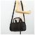 Borsa FENDI in nylon 2 in 1 nera e oro Auth bs34931 Nero D'oro - vista 25