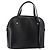 Borsa a mano in pelle Gianni Versace 2 in 1 Nera Argento Auth 177571 Nero