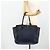 Chloé Borsa Tote in Pelle Blu Navy Oro Auth bs35003 D'oro - vista 19