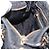 PRADA Handtasche Nylon 2-Wege Schwarz Gold Auth 178100 Golden - Ansicht 21