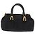 PRADA Handtasche Nylon 2-Wege Schwarz Gold Auth 178100 Golden - Ansicht 3