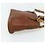 Borsa a mano in pelle GUCCI Bamboo 2way Marrone Oro 007 1014 0231 Auth YKZ1296 D'oro - vista 5