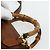 Borsa a mano in pelle GUCCI Bamboo 2way Marrone Oro 007 1014 0231 Auth YKZ1296 D'oro - vista 8