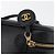 CHANEL COCO Marca Vanity Borsa a Mano Pelle Caviar Nera Oro CC Auth 178691 Nero D'oro - vista 14