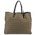 Borsa a mano in tela Zucca FENDI nera e marrone Auth 175118 Nero - vista 3