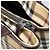 Bolso de mano de PVC cuero beige con estampado Nova Check de BURBERRY Auth BA12421 - vista 16