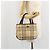 Bolso de mano de PVC cuero beige con estampado Nova Check de BURBERRY Auth BA12421 - vista 23
