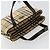 Bolso de mano de PVC cuero beige con estampado Nova Check de BURBERRY Auth BA12421 - vista 6