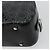 Borsa a mano Gancini in pelle nera e argento di Salvatore Ferragamo Auth BA12414A Nero - vista 12