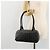 Borsa a mano Gancini in pelle nera e argento di Salvatore Ferragamo Auth BA12414A Nero - vista 22
