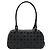 Borsa a mano Gancini in pelle nera e argento di Salvatore Ferragamo Auth BA12414A Nero - vista 3