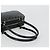 Borsa a mano Gancini in pelle nera e argento di Salvatore Ferragamo Auth BA12414A Nero - vista 7